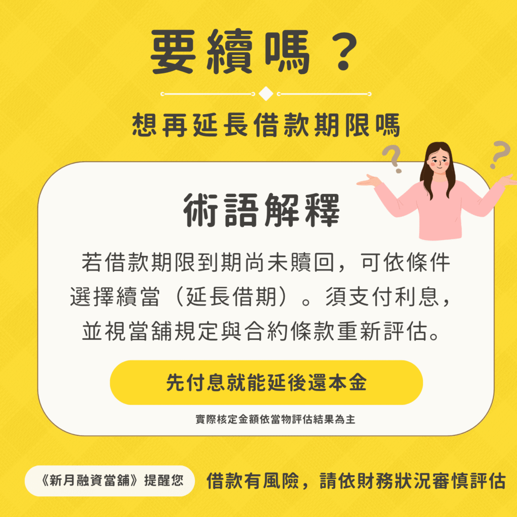 第一次詢問當舖借款